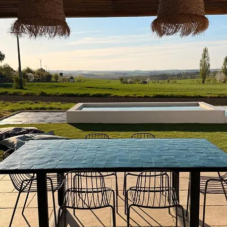 Havre De Paix Avec Piscine Et Vue Sur La Campagne *